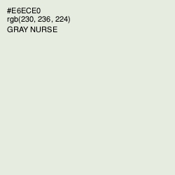 #E6ECE0 - Gray Nurse Color Image